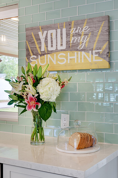 Glass Subway Tile Backsplash