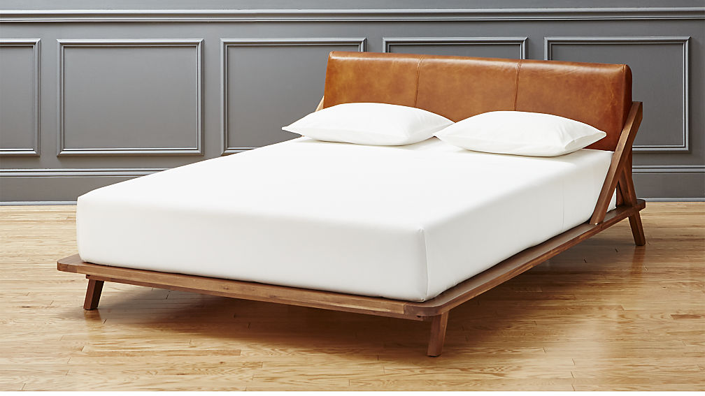 CB2 Drommen Acacia Bed