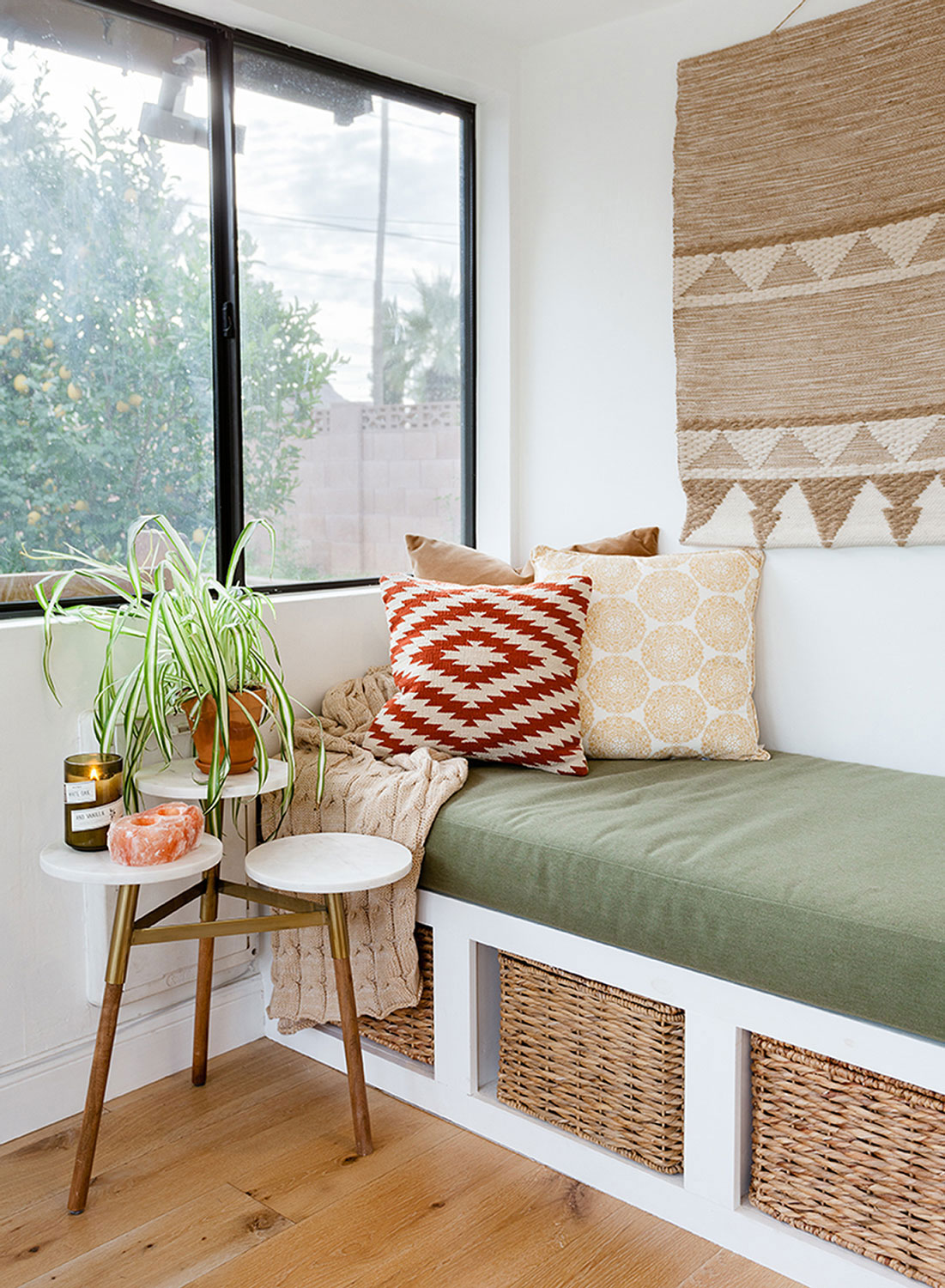 Cozy Bohemian Reading Nook