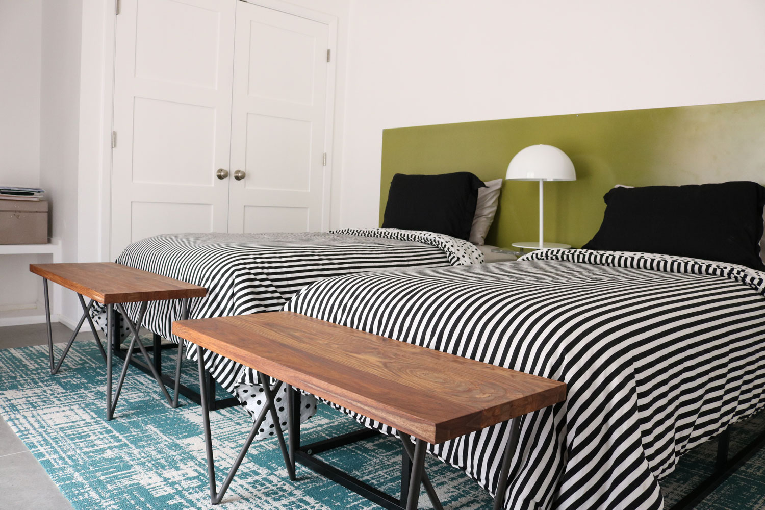 A classic staple in mid century design; symmetry, function and contrasting materials. Image: Monica Milewski