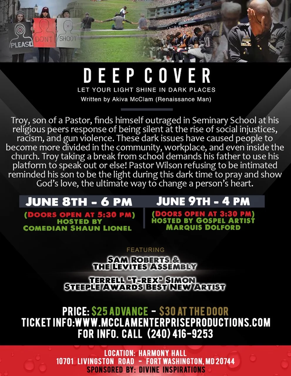 Deep Cover Stage Play
