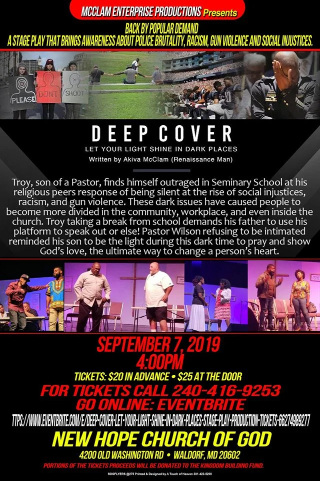 Deep Cover Stage Play