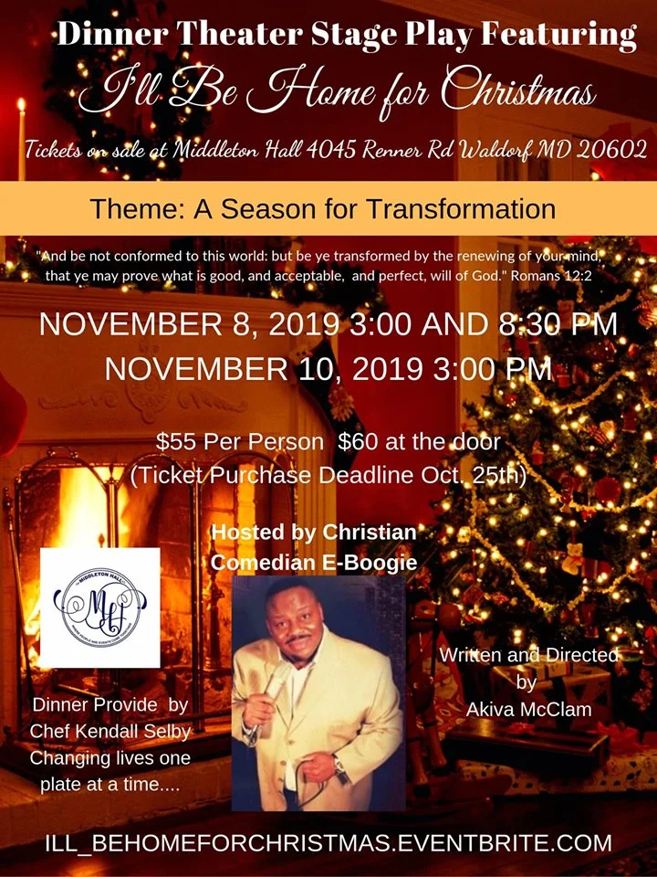  I'll Be Home for Christmas: A Season for Transformation Dinner Theater 