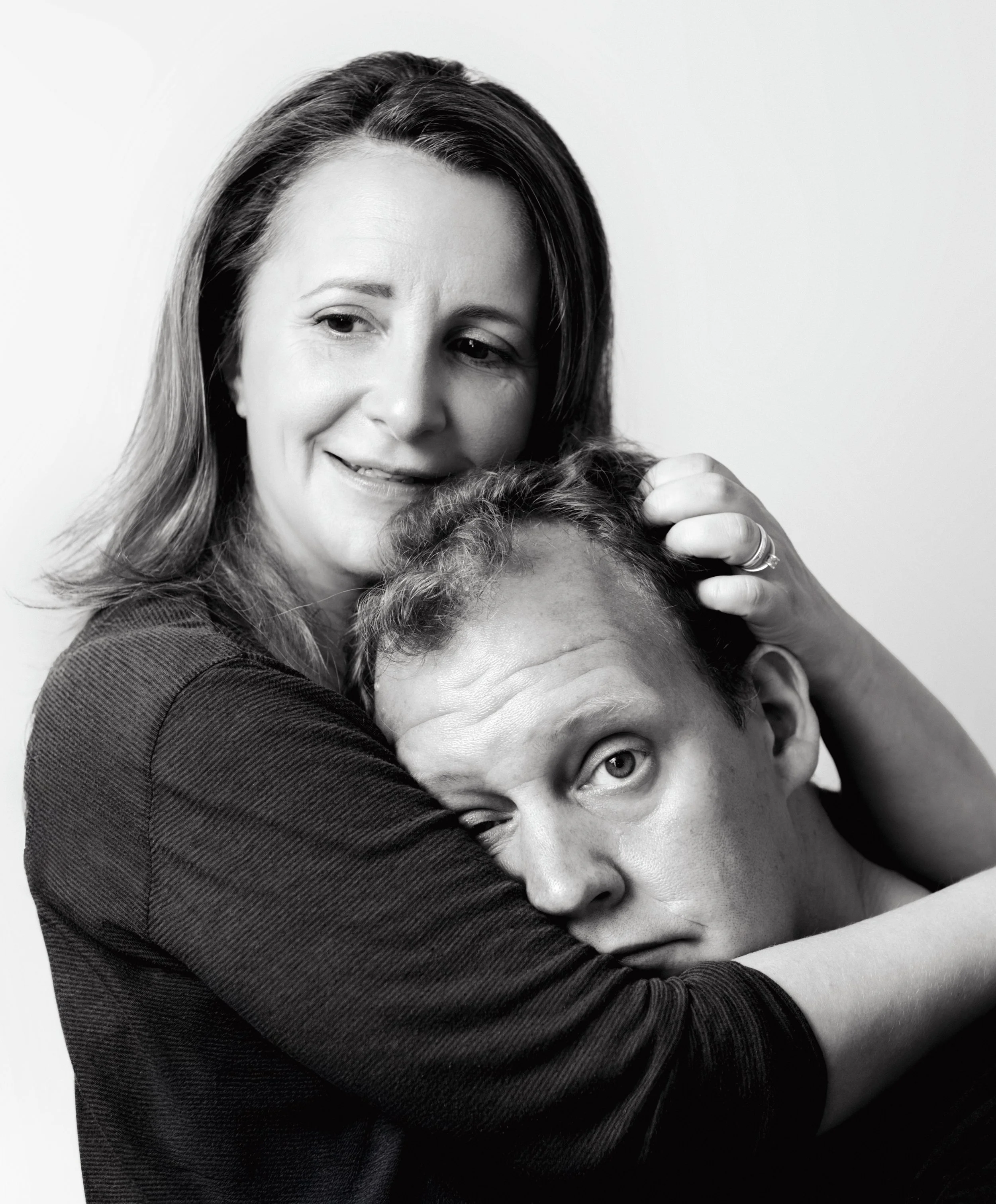 Lucy Porter and Justin Edwards