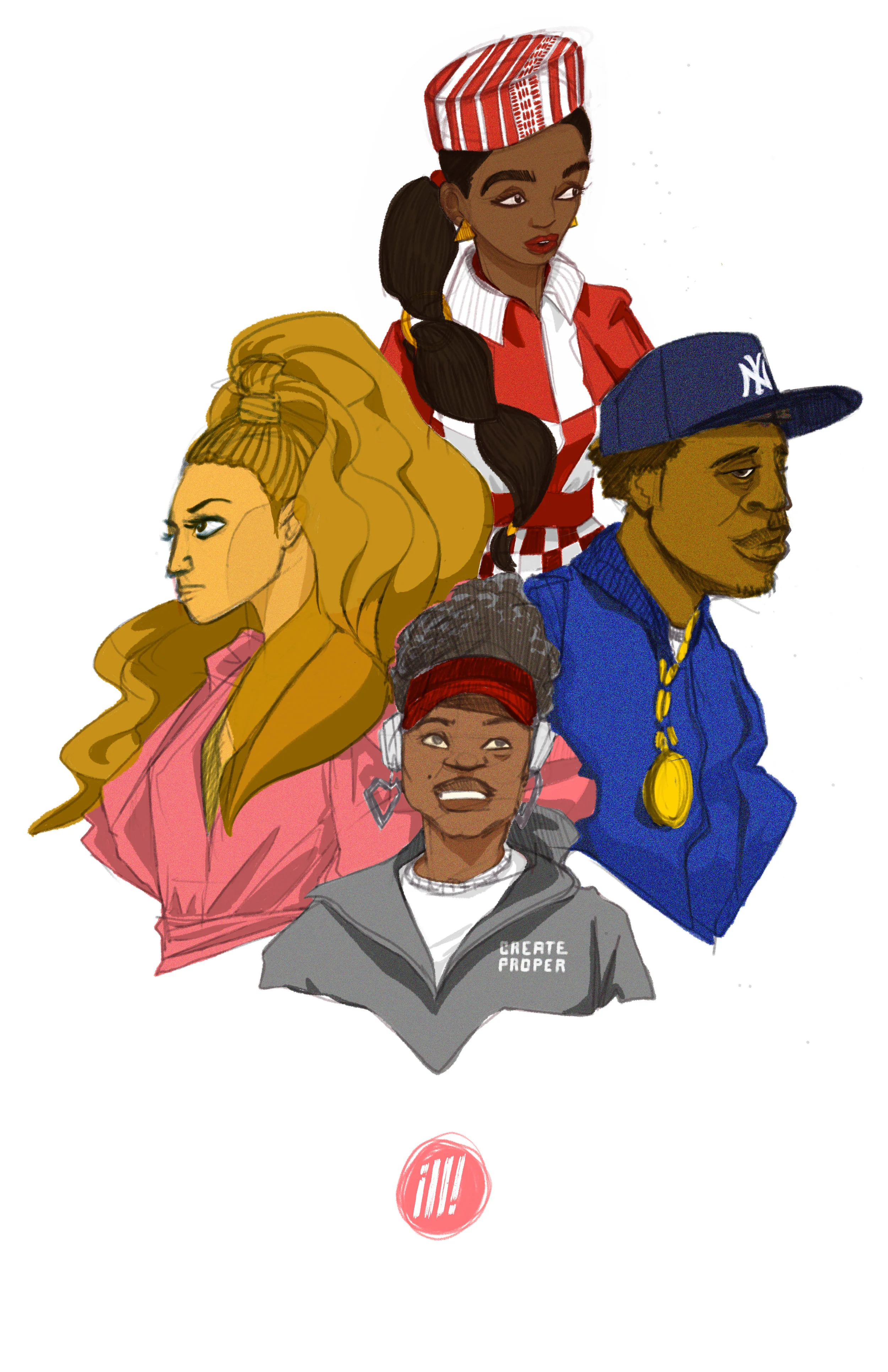Beyoncé, Janelle Monáe, Jay-Z and local Detroit artist Jaye Prime!