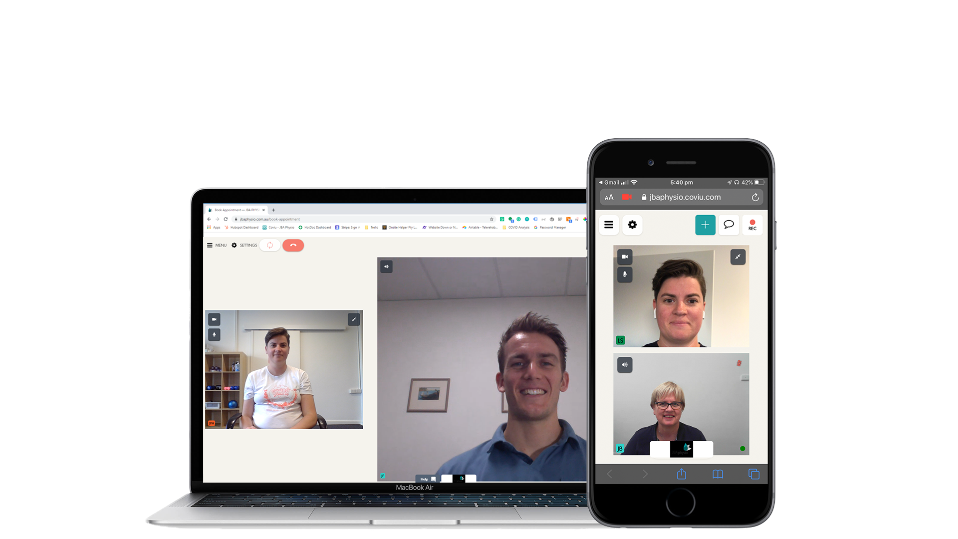 Telehealth Physio video consultations
