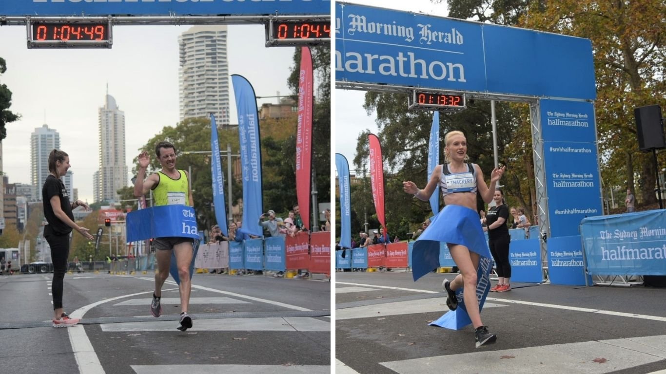 Liam Adams &amp; Calli Thackery claim the 2022 Sydney Morning Herald Half Marathon Titles