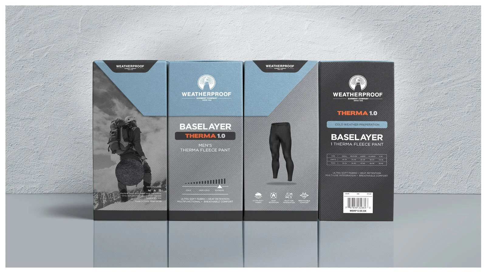 WEATHERPROOF - PACKAGING