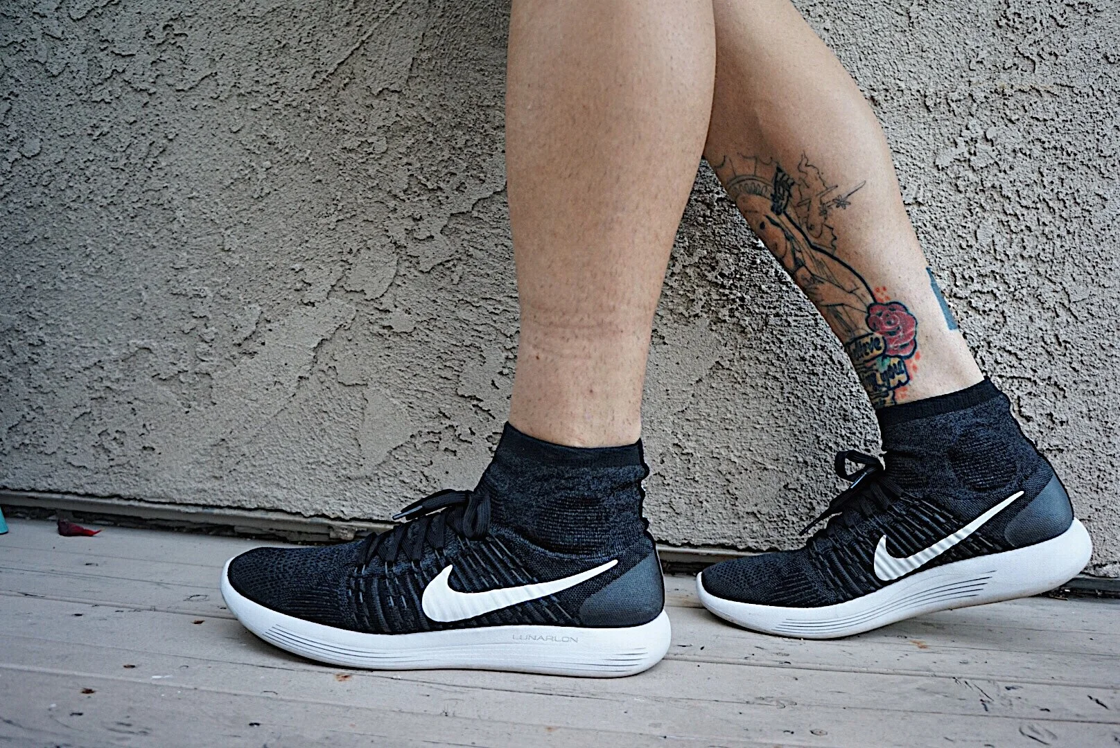 lunarepic flyknit on feet