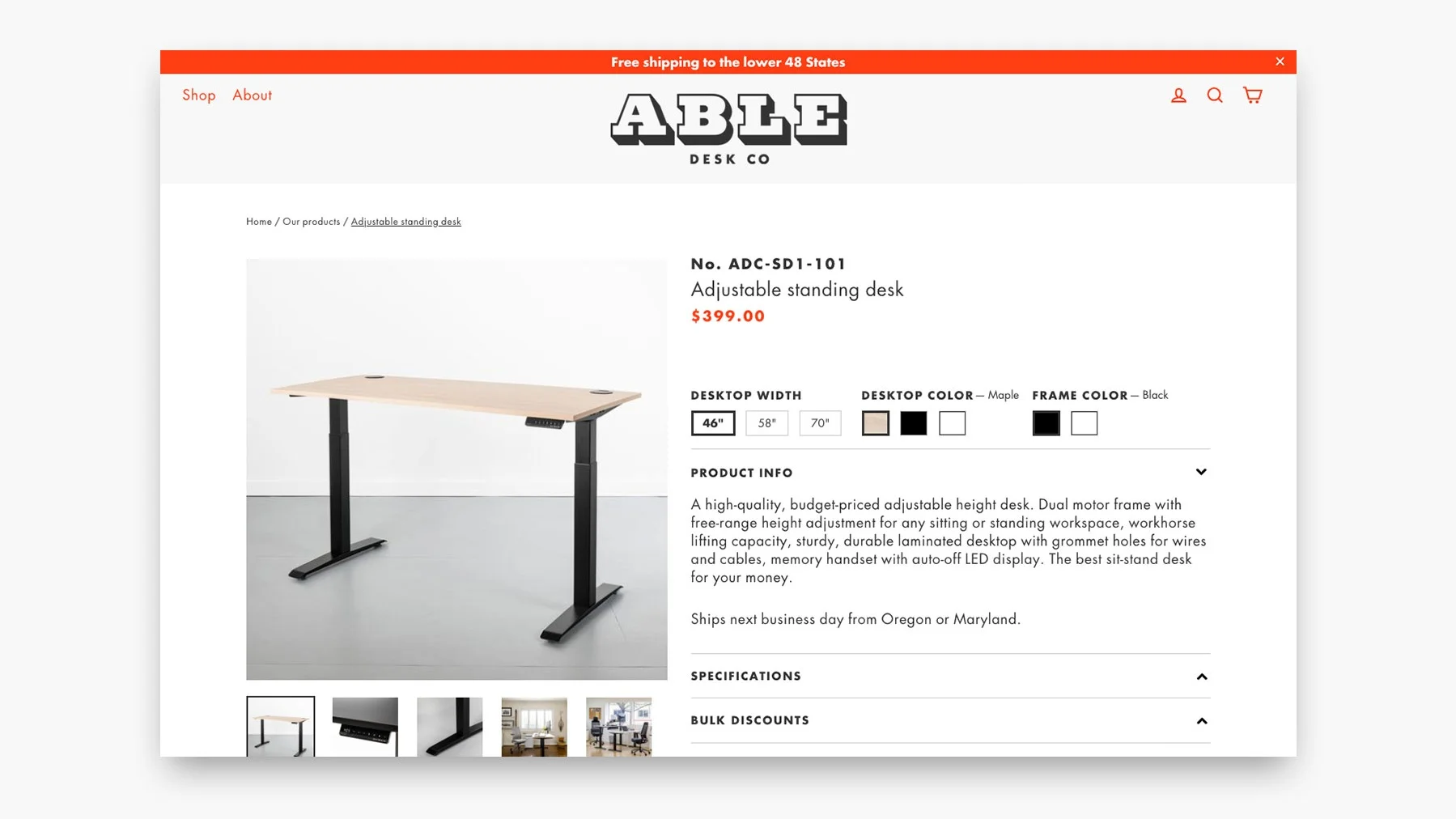 Able Desk Co