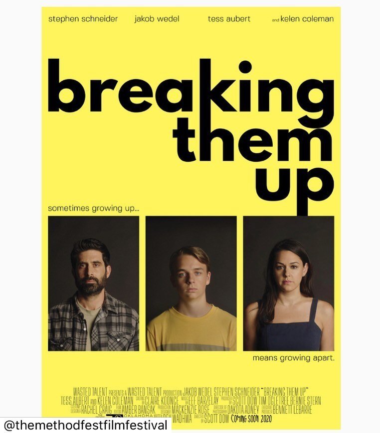 @breakingthemupmovie just won the audience award at the illustrious Method Fest Film Festival.  Color by @ElliotTheColorist.  Breaking Them Up is a very special feature by Scott Dow and Tim Ogletree and is the best thing to happen in all of 2020 so f