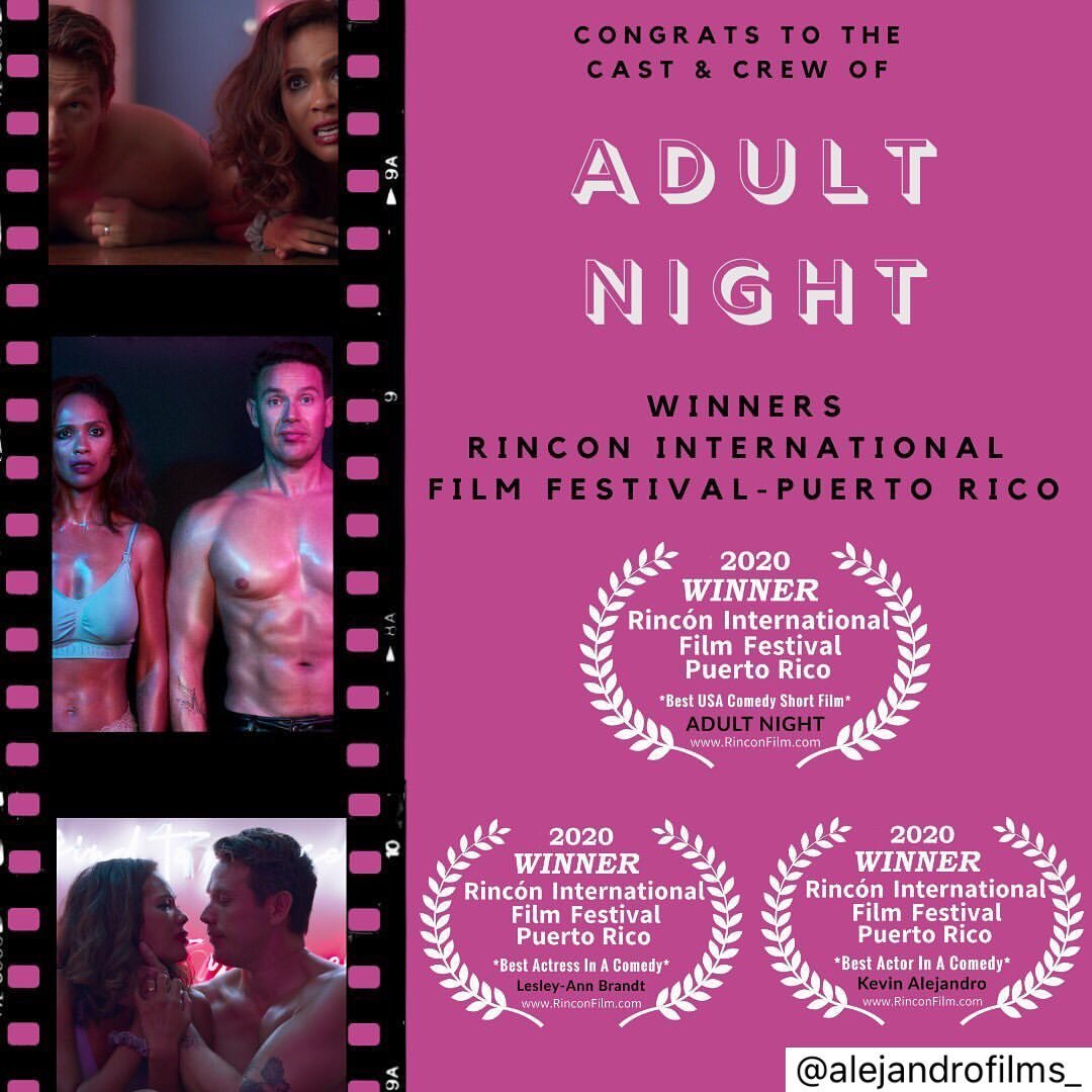 Adult Night, colored by ElliotTheColorist.com, won 3 awards in Puerto Rico last night! Per UT Alum Kevin Alejandro:Congratulations to the cast and crew of @adultnighttheshort for winning BEST US COMEDY SHORT at the @rinconfilmfest of Puerto Rico 🇵🇷