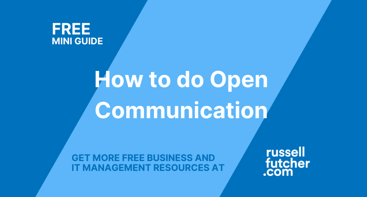 FREE Mini-Guide, How to do Open Communication