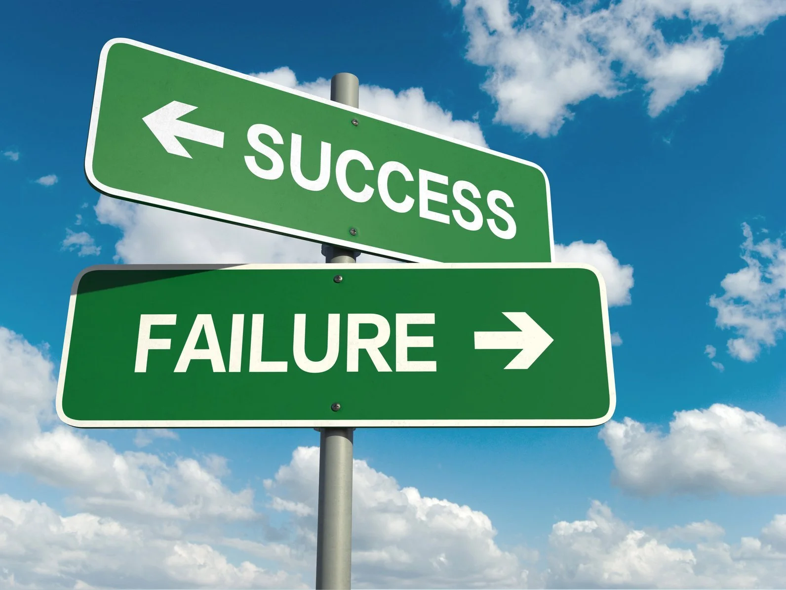 Failure is brilliant, it's how we get better