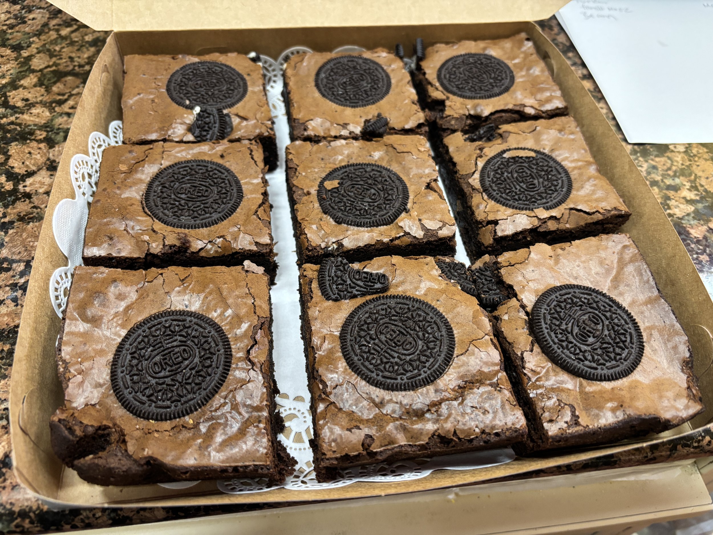 Brownies Oreo