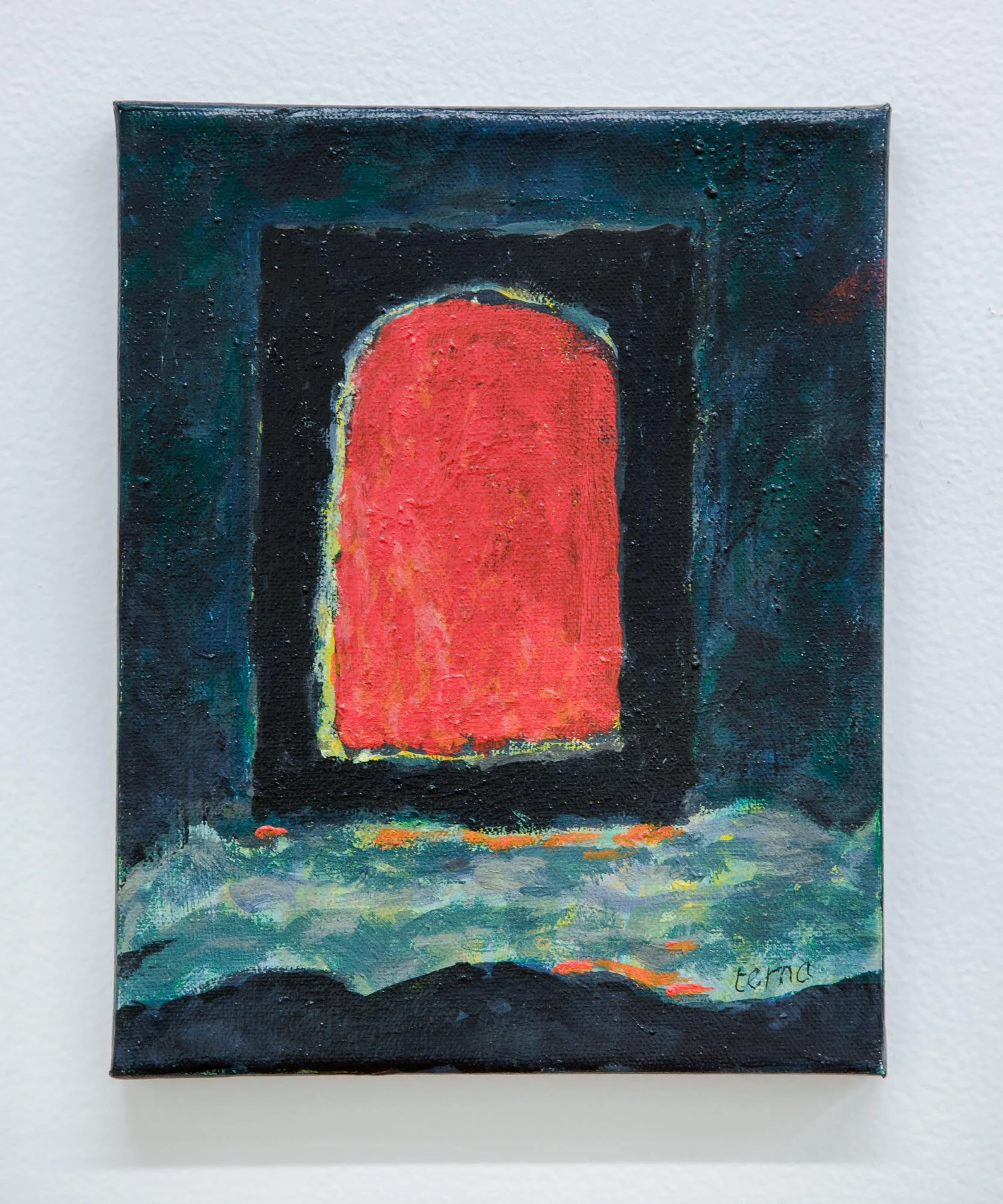 Portal 8, Dec. 2015, Acrylic on cotton duck, 10 x 8 in
