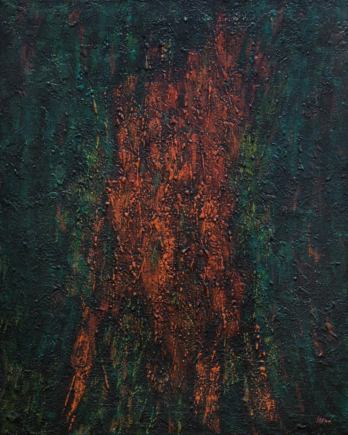 Traces , 2006, Acrylic on canvas, 30 x 24 in