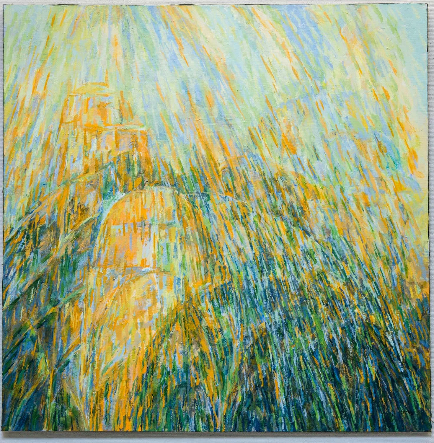 Open Gates , 2014, Acrylic on canvas, 36 x 36 in