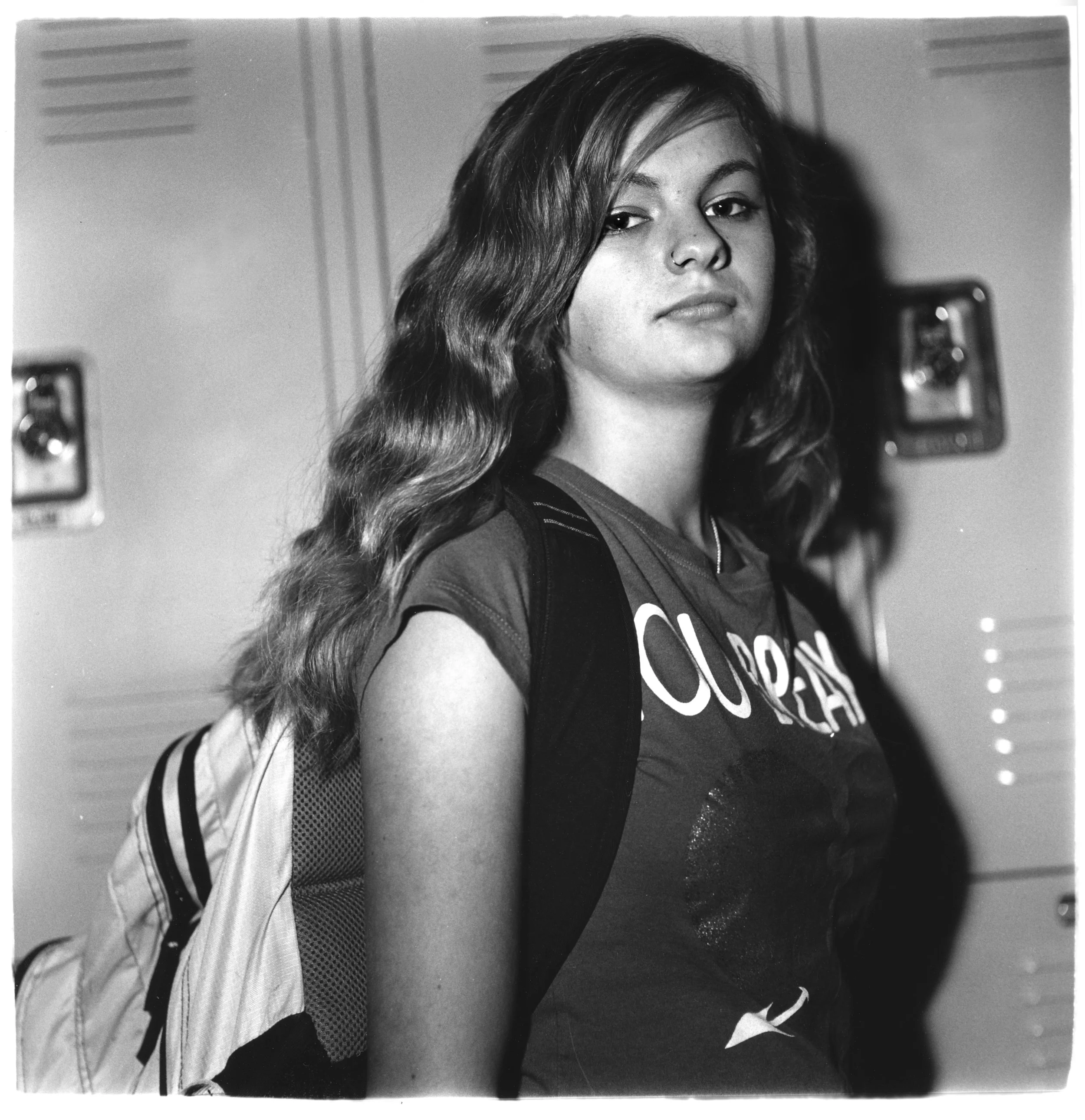 Abby in Middle School, 2016.
