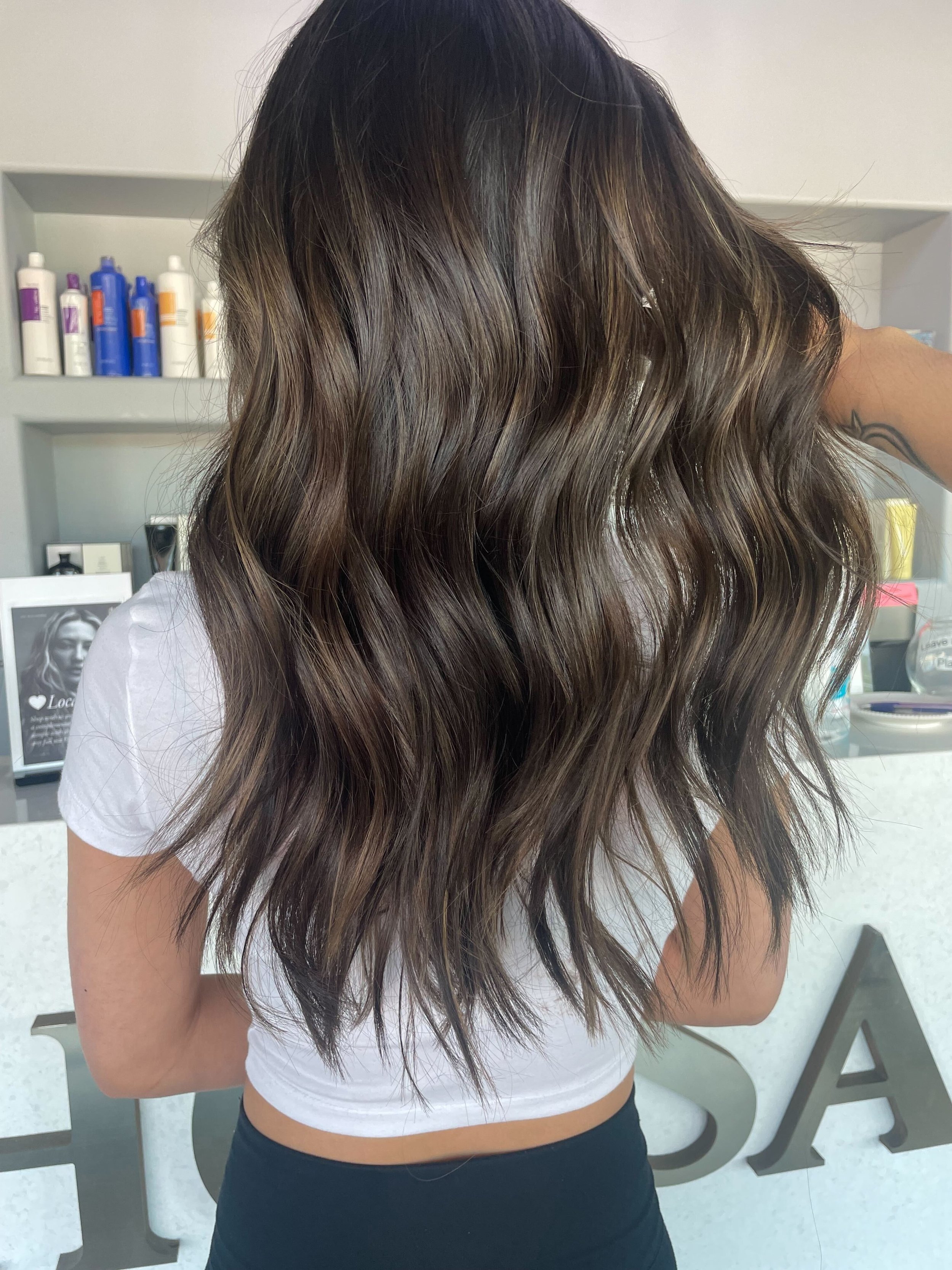  Balayage on thick hair by Kassandra 