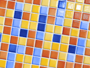 Fused zirconia pigment used for high temperature ceramic colours
