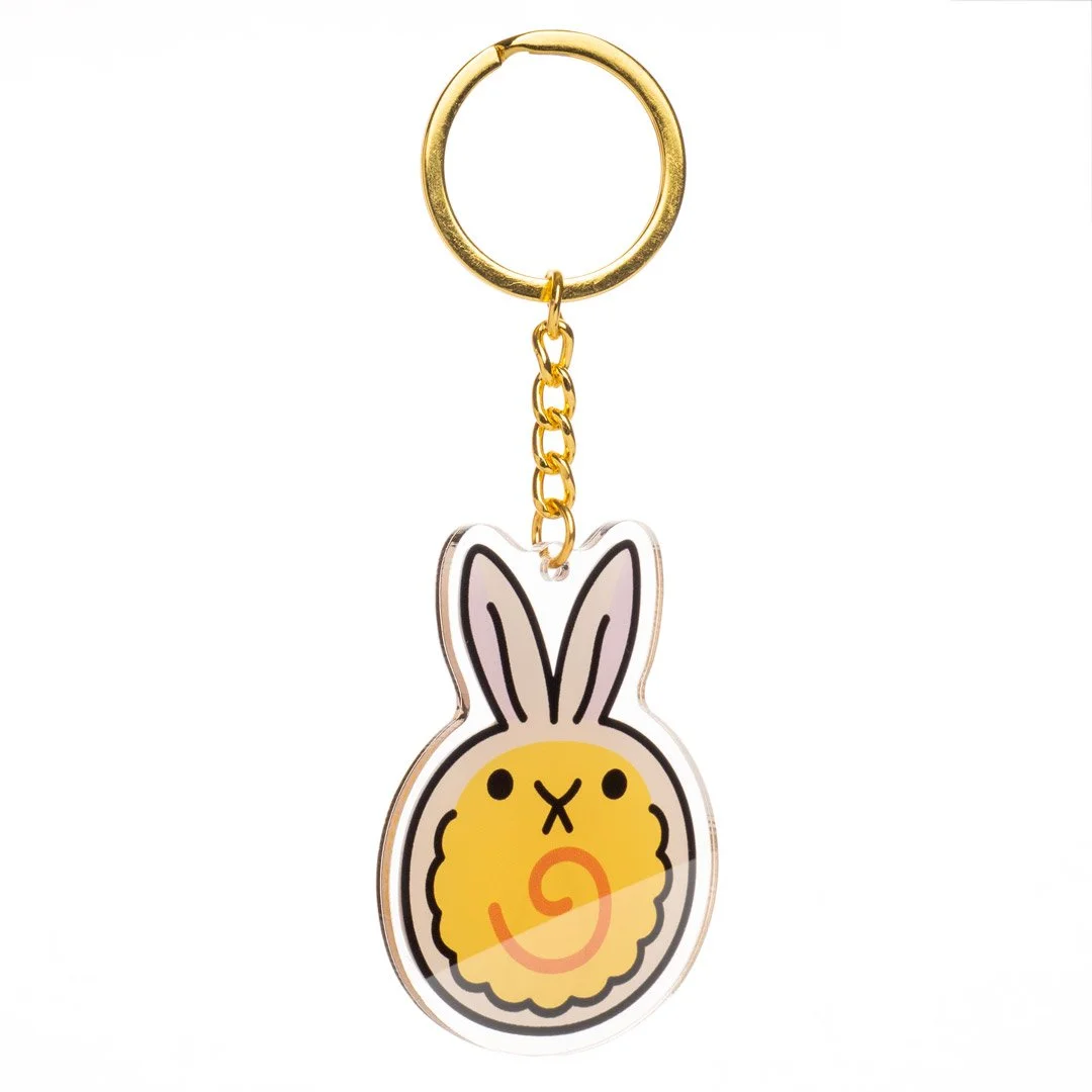 Cinnamon Bun Keychain