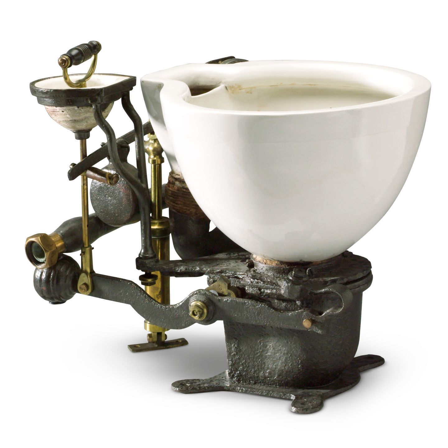 The Ajax - the first flushing toilet; invented by John Harrington.