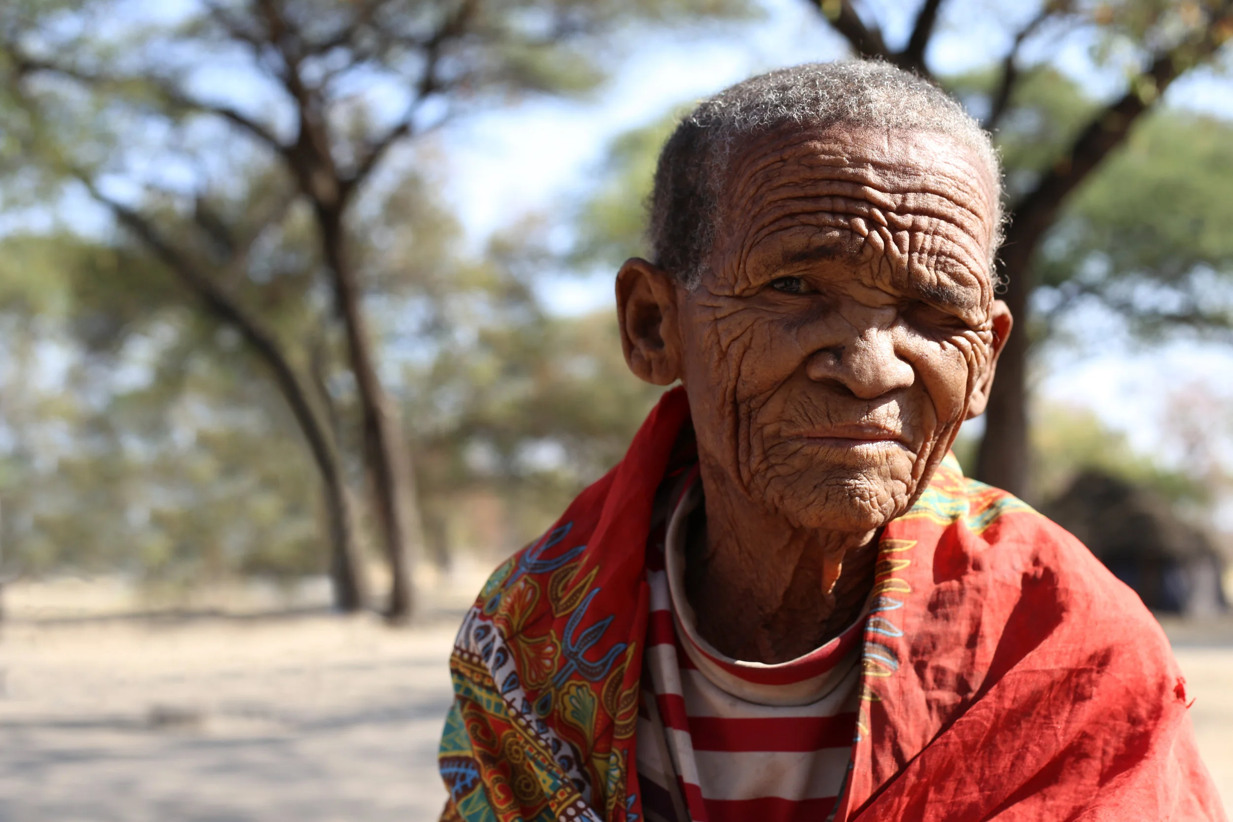 The oldest and founding member of the Ombili San Village. She is 80 years old.