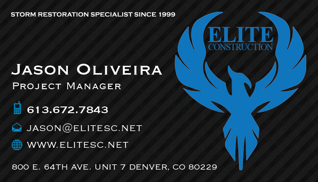 Elite Construction Business Card