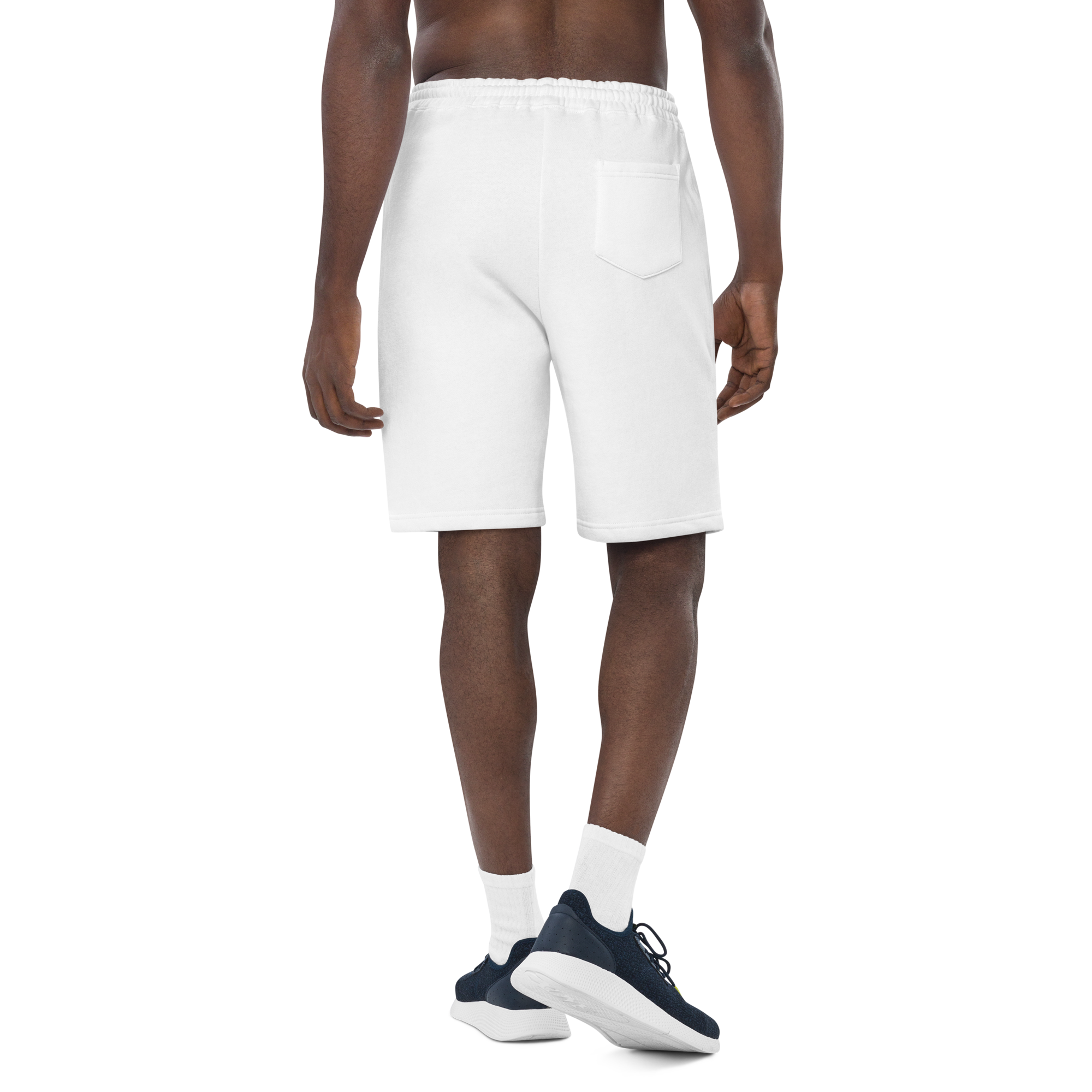 mens-fleece-shorts-white-back-69bd915a702e6.png