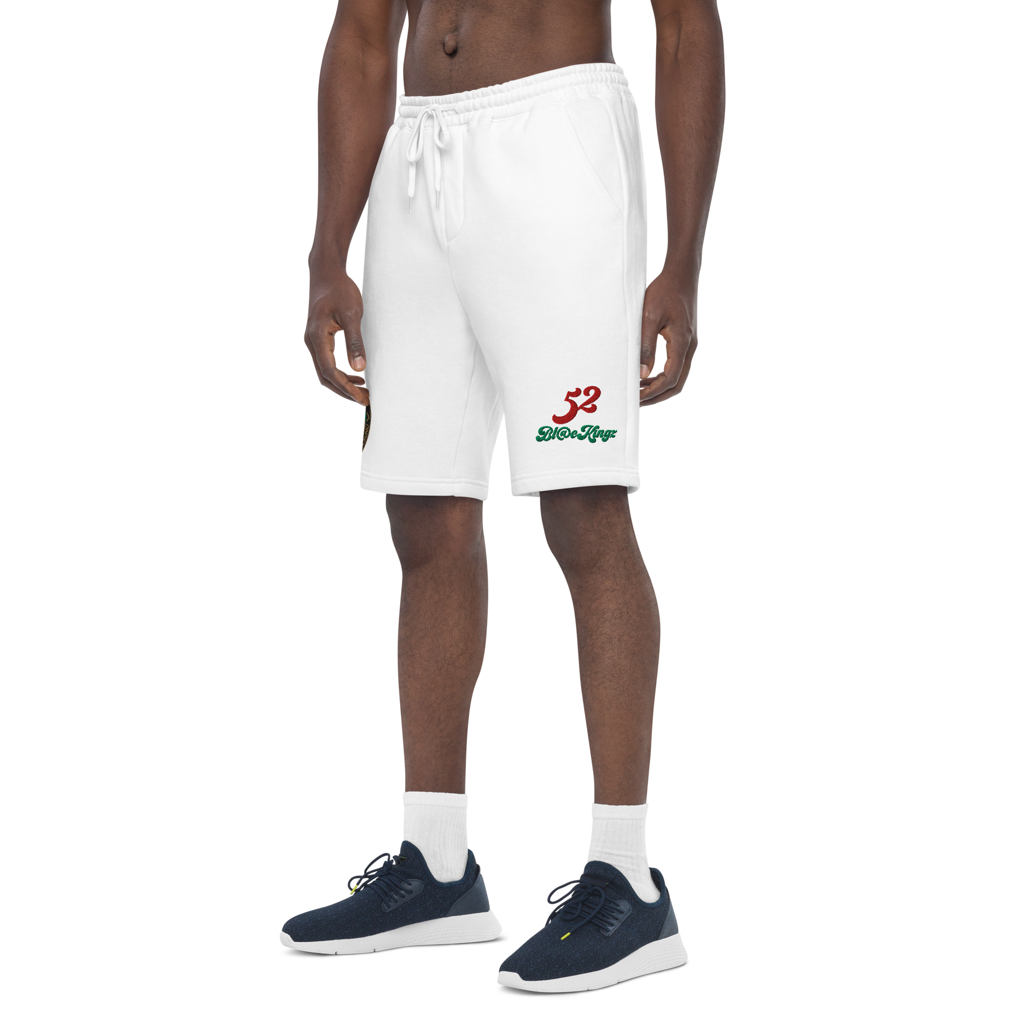 mens-fleece-shorts-white-left-front-69bd915a7105d.png