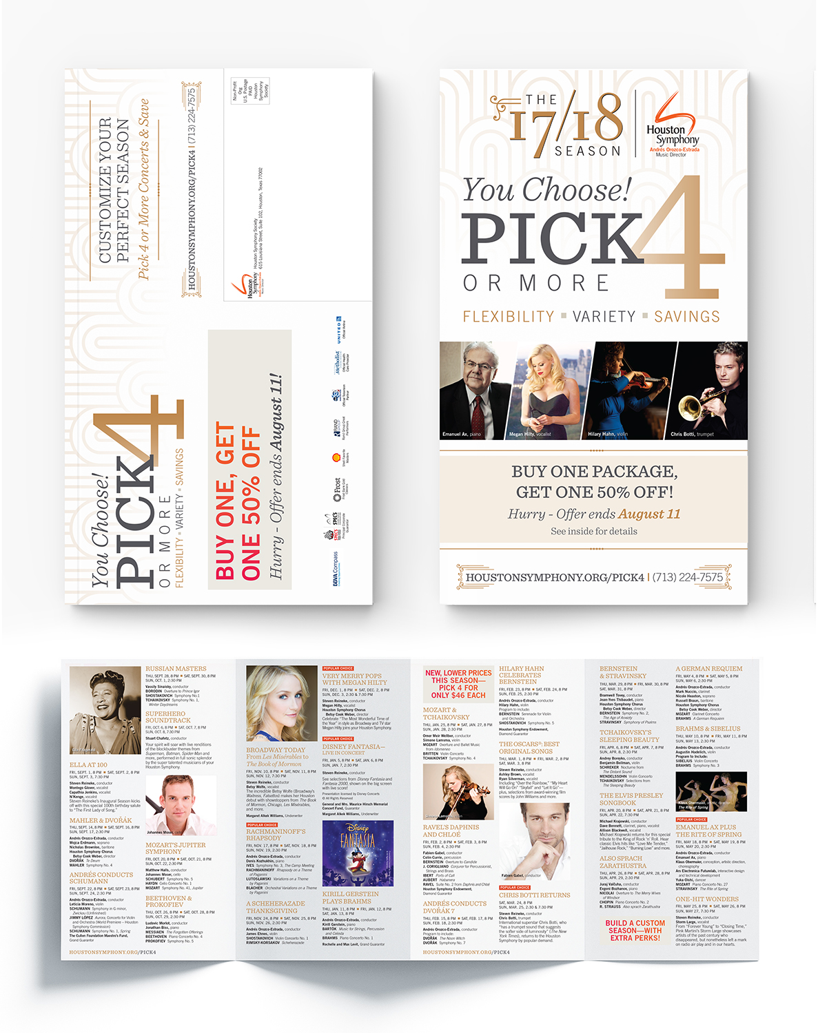  Acquisition Brochure, 4-Concert Packages 