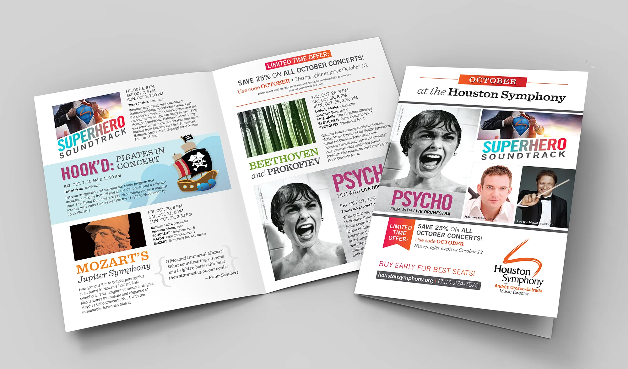  Direct Mail, Monthly Calendar Bi-fold (2017-18 Season) 