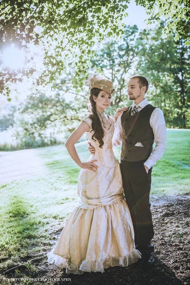 Steampunk Bustle Wedding Dress