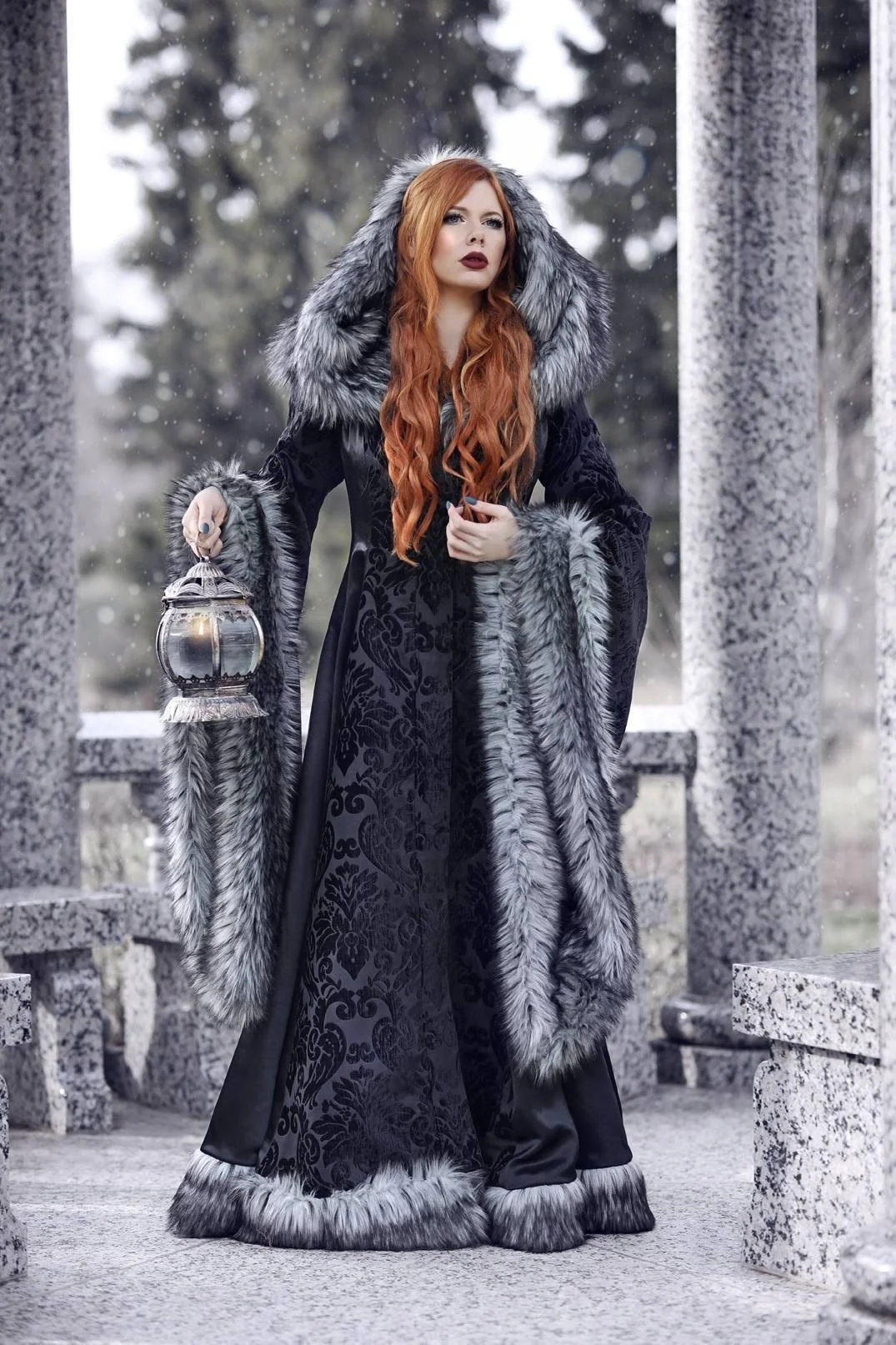 Goth Queen Coat Dress