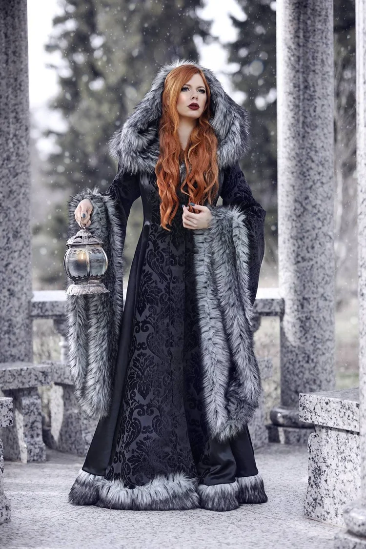 Goth Queen Coat Dress