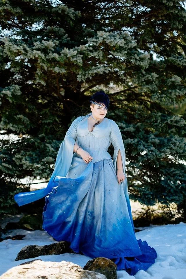 blue rain dress THE MIDNIGHT RAIN DRESS * main image 0