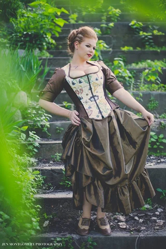 Victorian Skirt with Bustle