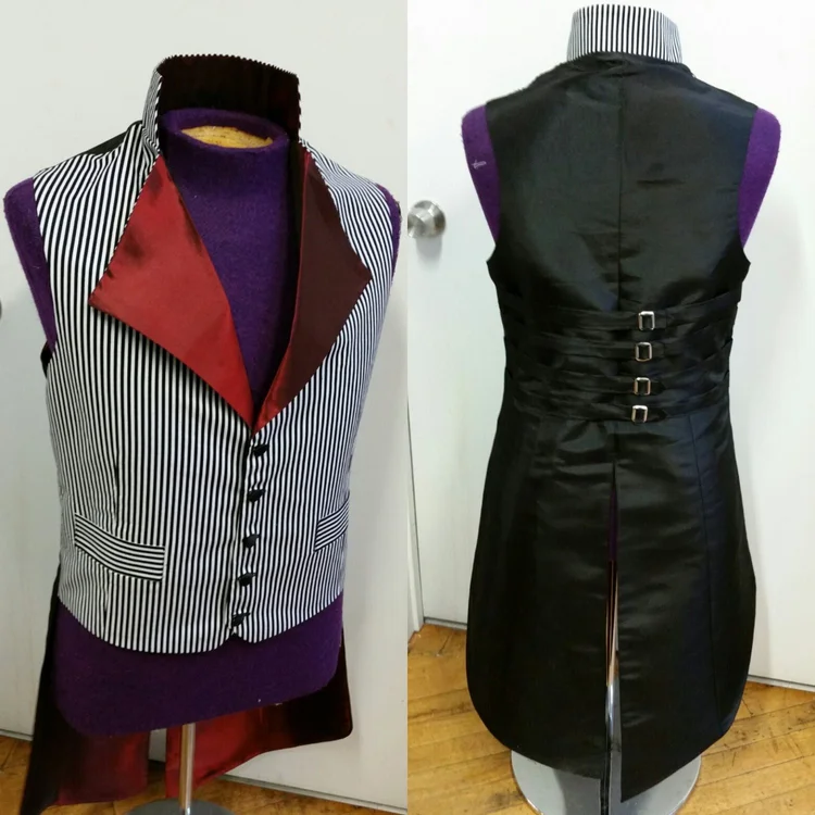 Night Circus Vest with Tails