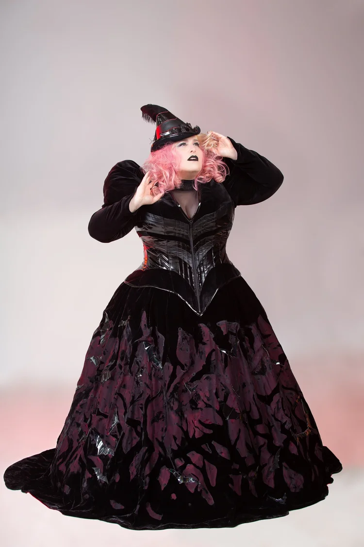 Couture Deadly Rose Gown