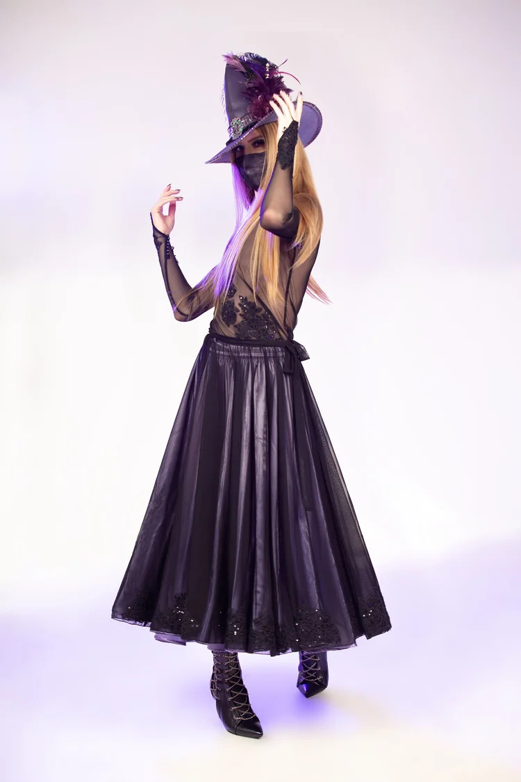 Night Shade Layered Skirt