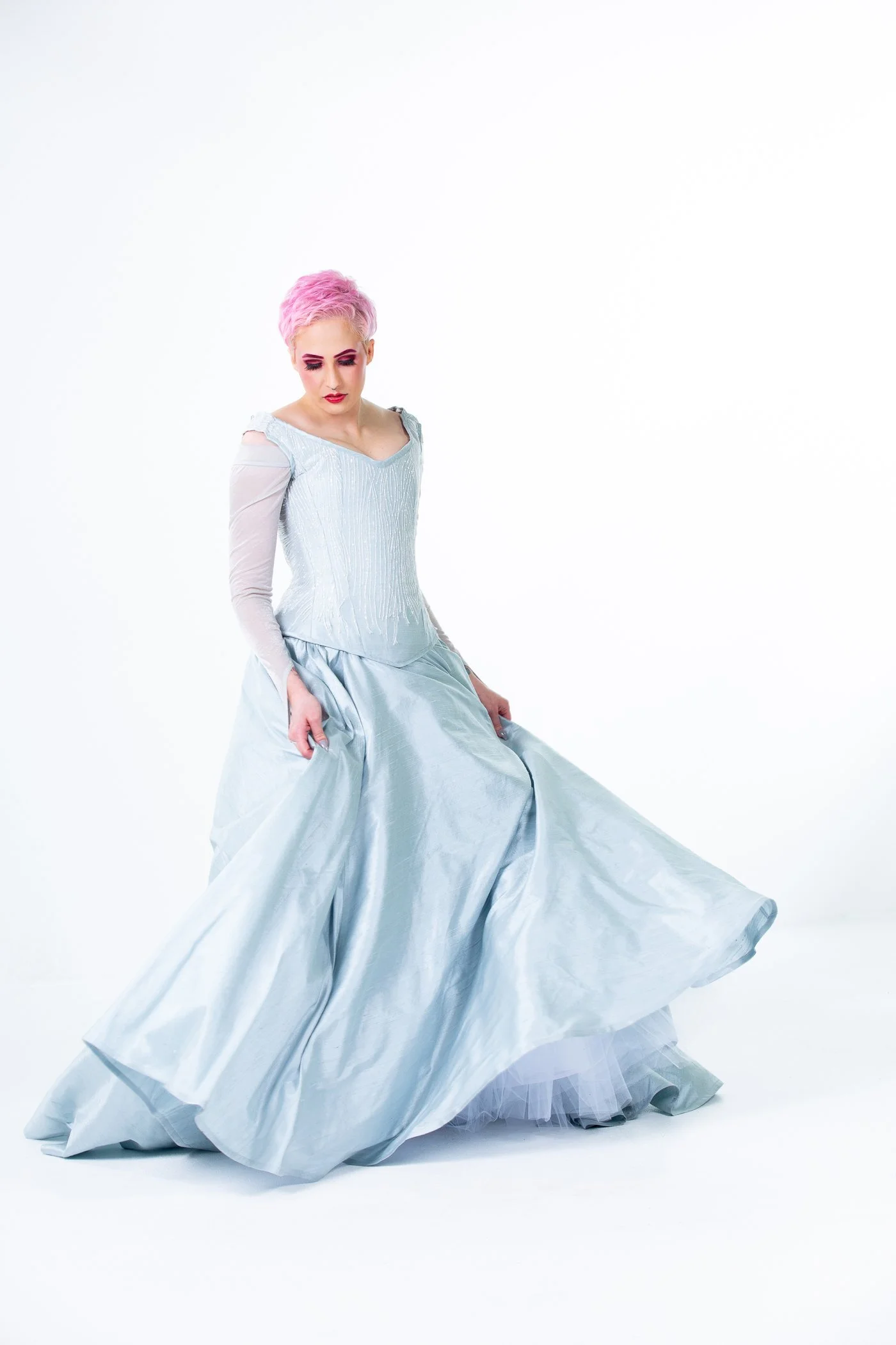KMKDesigns | Ethical Custom Dress Designers | Custom Costume Designer | Ethical Fashion Designer | St. Paul, MN - ice princess wedding Dress