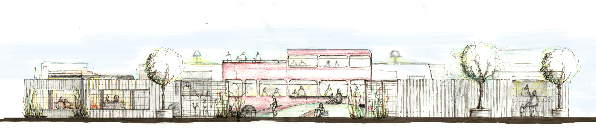 An early conceptual drawing of SPARK by LMNOP