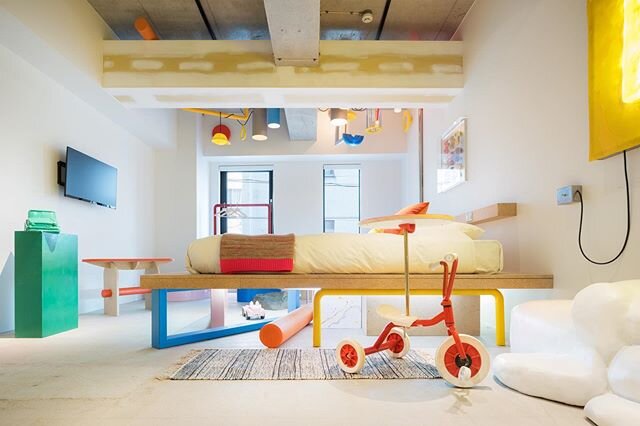 &ldquo;Wonder Park&rdquo;
Artist: @ryoheymurakami_studiobowl 
Property: BnA STUDIO Akihabara
Photo by @kentomoooo .
.

Produced by studioBOWL, interior and space designer Ryohei Murakami. Like a trip to a local theme park you have to look at everythi