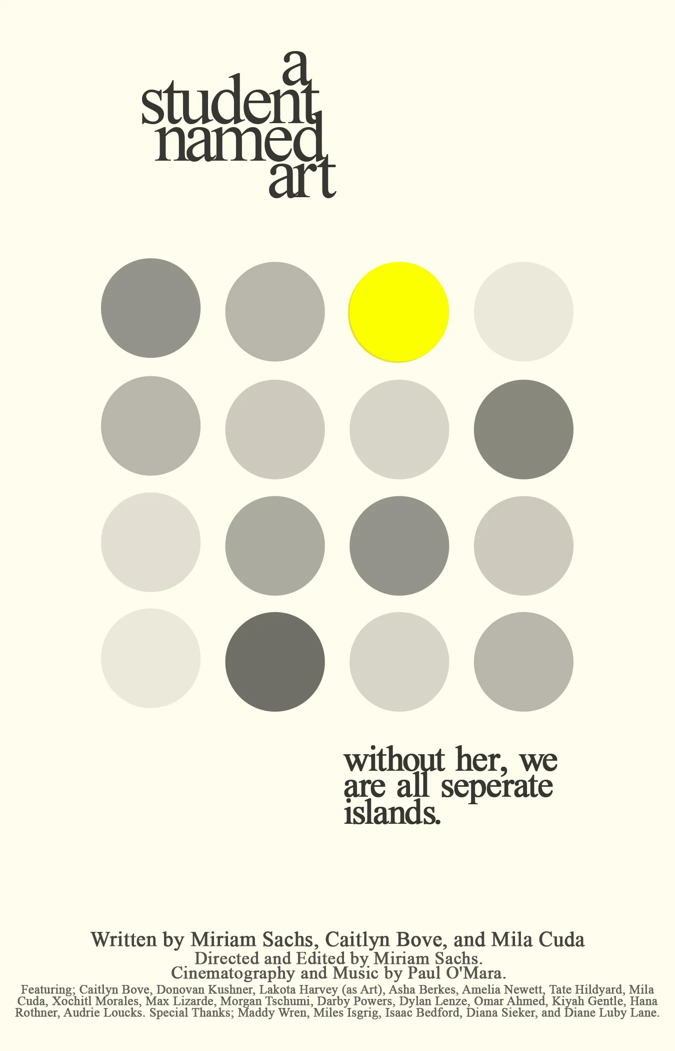 Watch A Student Named Art. on Vimeo