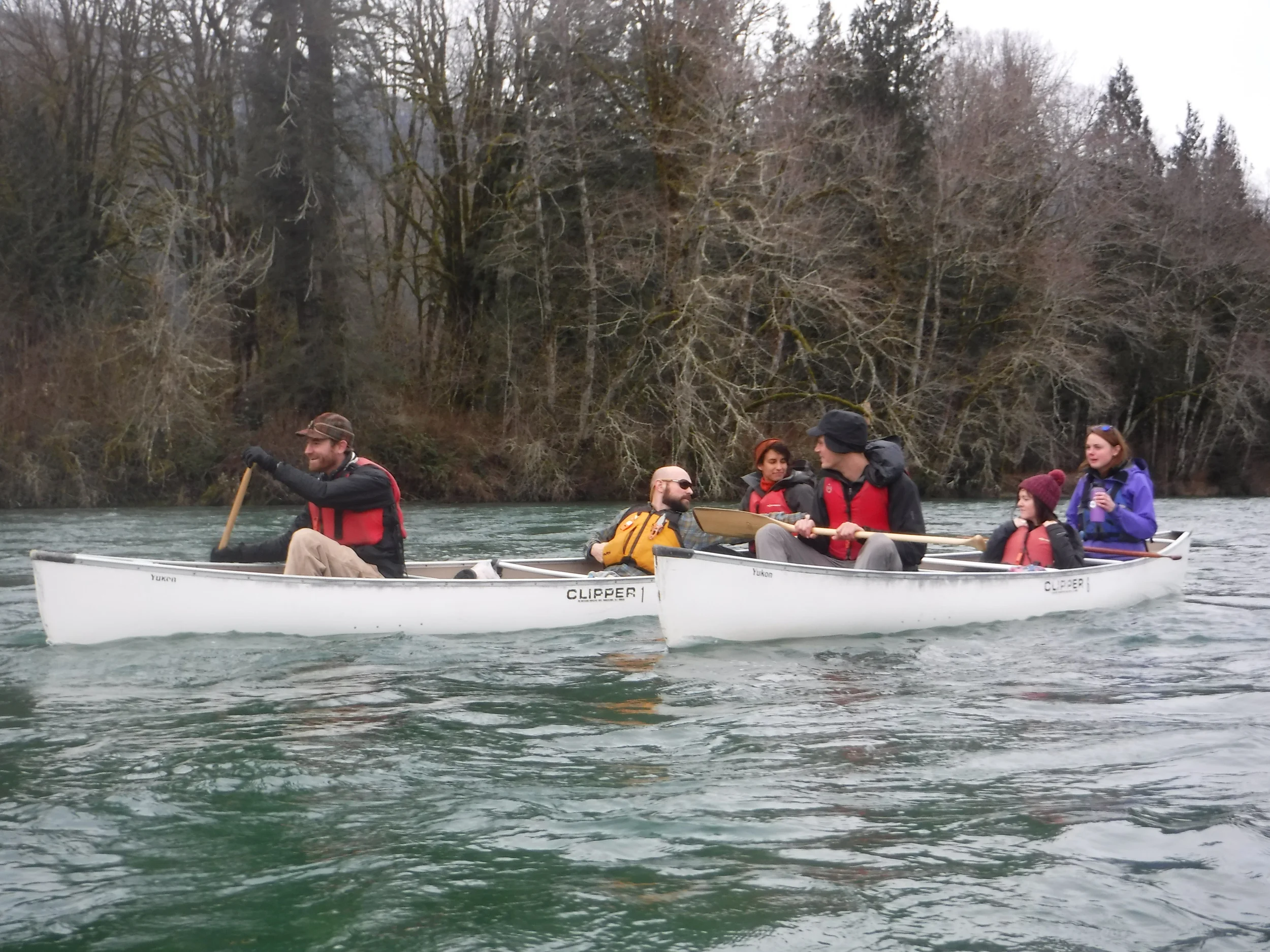 From left to right. Mike (cohort 14), Zachary and Ginna (cohort 15), Nate (current RMI student and prospective cohort 16 member), Tyler and Emily (cohort 15).