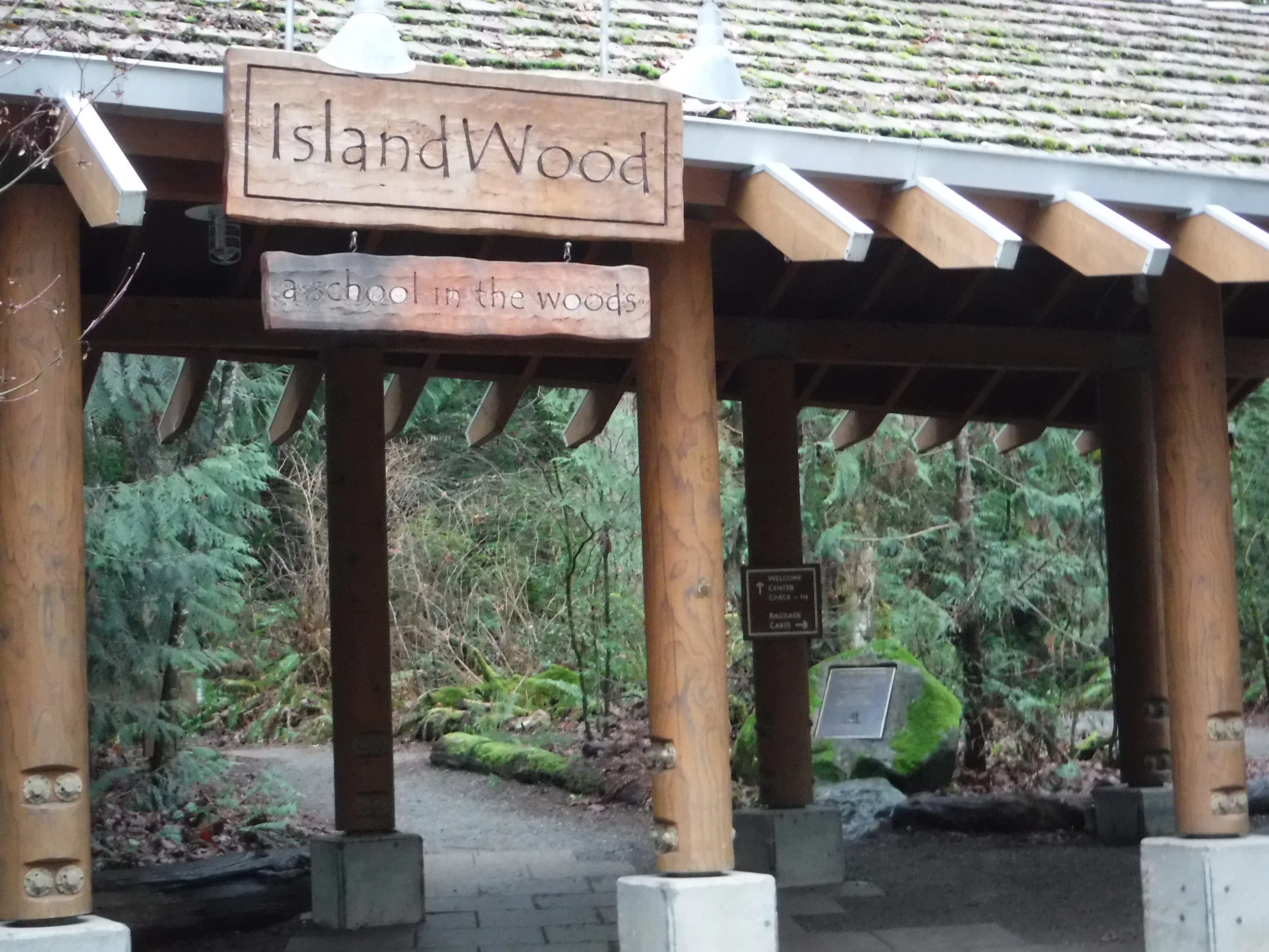 Entrance to the School in the Woods.