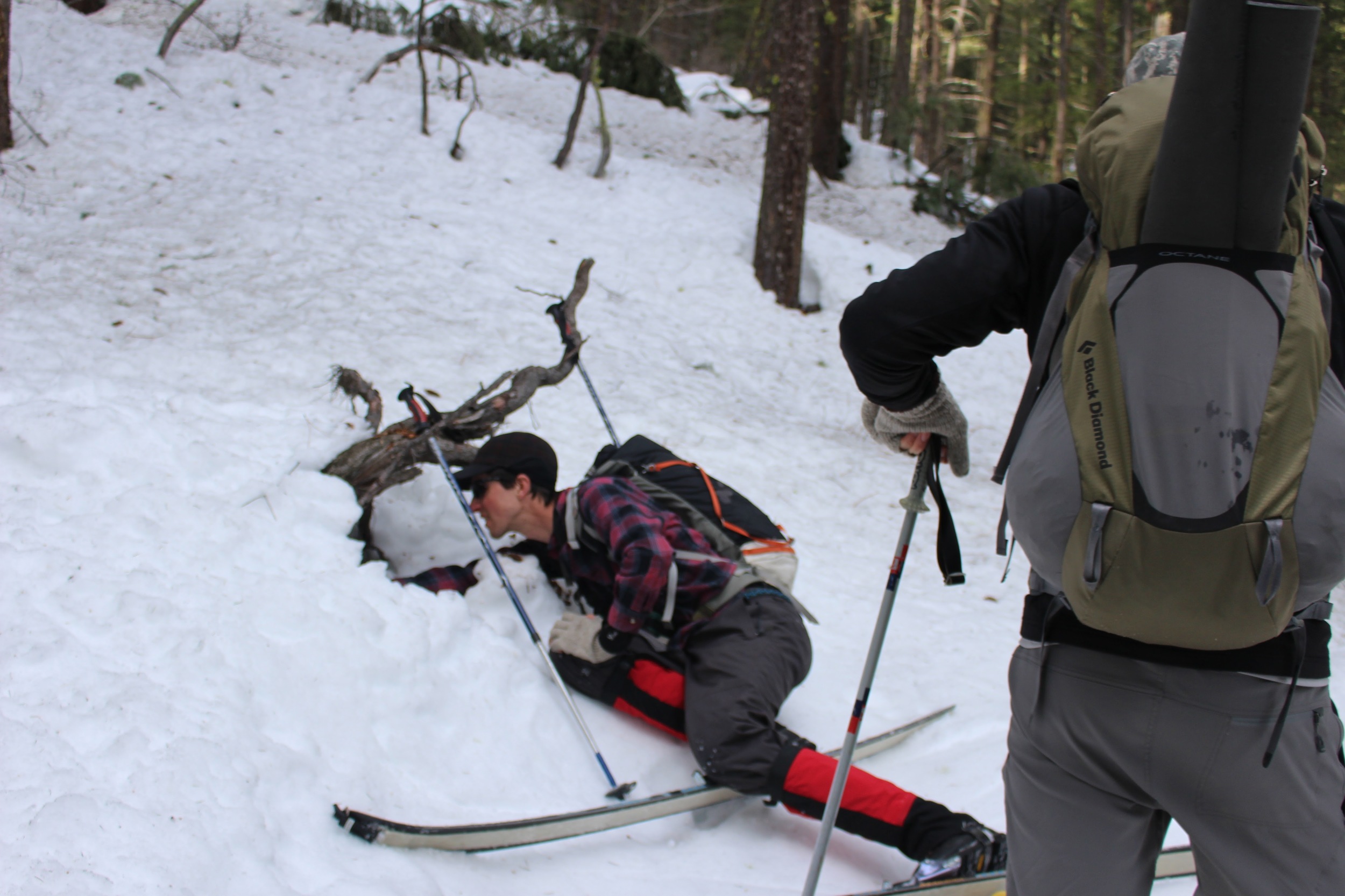 Joe Loviska getting deep in the tracking lesson. Photo courtesy of Aly Gourd.