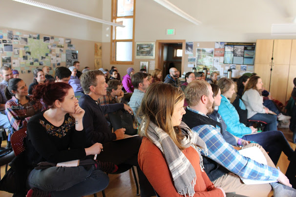 Families, staff and C15 gathered to hear each of the nine capstone presentations.