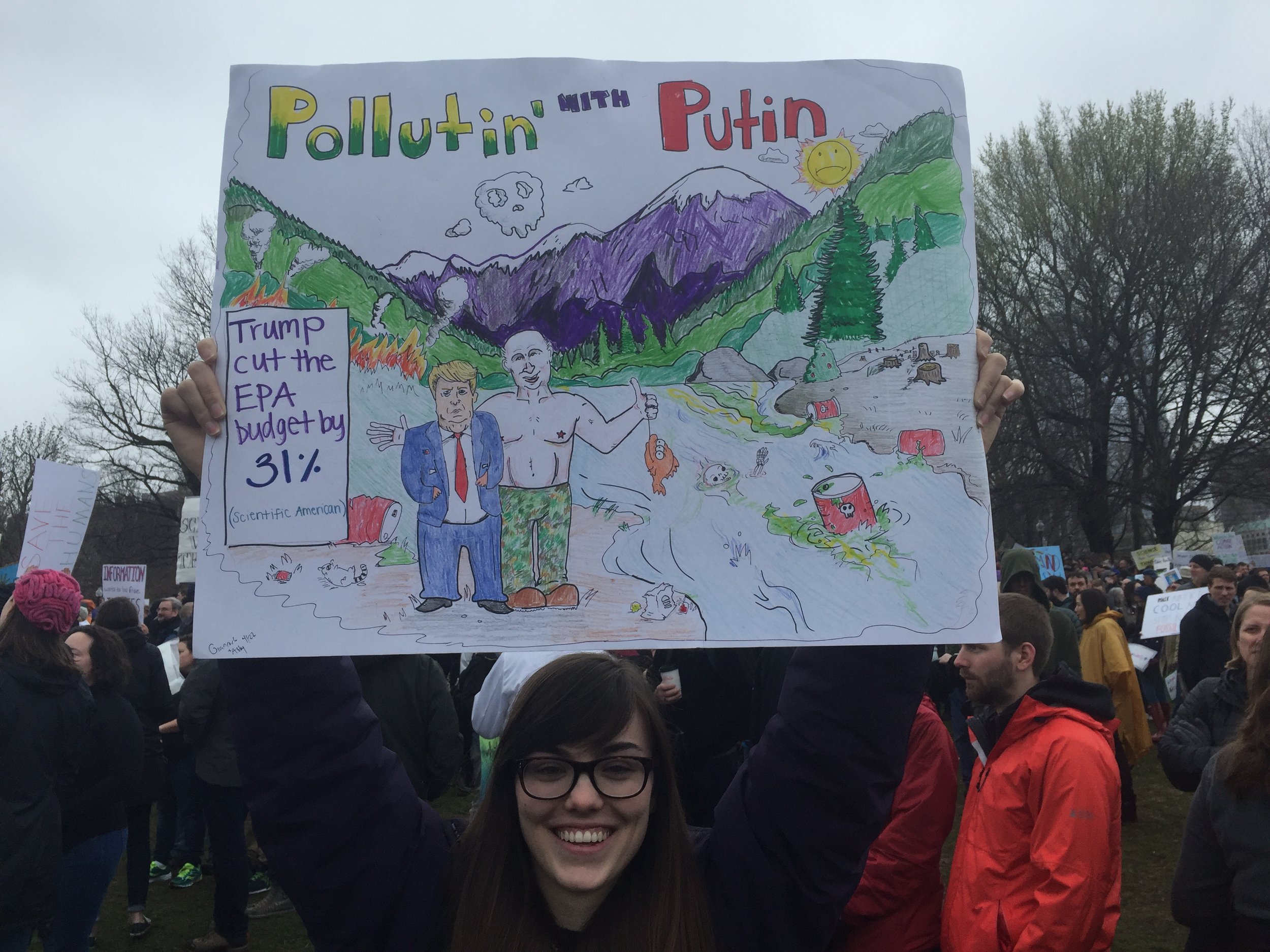Taken at the March for Science, Boston on April 22, 2017.
